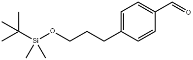 4-[3-[[(1,1-dimethylethyl)dimethylsilyl]oxy]propyl]Benzaldehyde Struktur