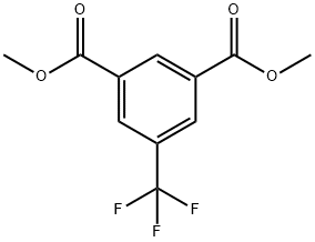 1,3-dimethyl 5-(trifluoromethyl)benzene-1,3-dicarboxylate Struktur