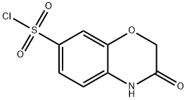 3-oxo-3,4-dihydro-2H-benzo[b][1,4]oxazine-7-sulfonyl chloride Structure