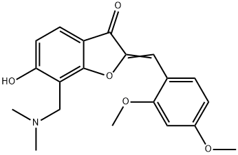 869077-05-4 2-(2,4-dimethoxybenzylidene)-7-[(dimethylamino)methyl]-6-hydroxy-1-benzofuran-3(2H)-one