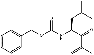 (S)-benzyl-(2,6-dimethyl-3-oxohept-1-en-4-yl)carbamate Structure