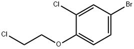 4-bromo-2-chloro-1-(2-chloroethoxy)benzene 结构式