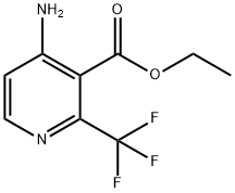 ethyl 4-amino-2-(trifluoromethyl)nicotinate Structure