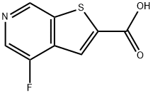 4-Fluorothieno[2,3-c]pyridine-2-carboxylic acid Structure