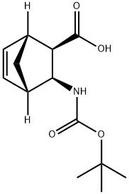 (1R,2R,3S,4S)-3-(tert-Butoxycarbonylamino)bicyclo[2.2.1]hept-5-ene-2-carboxylic acid Structure