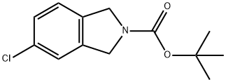 5-氯异吲哚-2-碳酸叔丁酯, 871723-38-5, 结构式