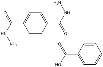 N,N'-TEREPHTHALYLIDENEBIS(NICOTINIC HYDRAZIDE) Struktur