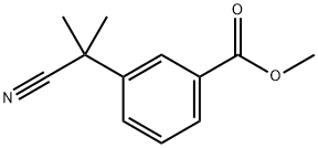 3-(2-氰基丙烷-2-基)苯甲酸甲酯, 872091-85-5, 结构式