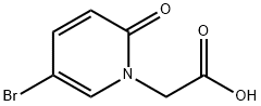 2-(5-溴-2-氧代吡啶-1(2H)-基)乙酸, 872277-46-8, 结构式