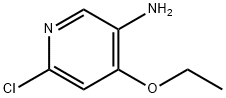 6-CHLORO-4-ETHOXYPYRIDIN-3-AMINE, 872282-68-3, 结构式