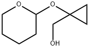 1-[(tetrahydro-2H-pyran-2-yl)oxy]cyclopropanemethanol Struktur