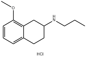 8-methoxy-N-propyl-2-aminotetraline hydrochloride,87394-71-6,结构式