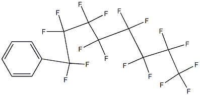 Benzene, (heptadecafluorooctyl)-
 Structure