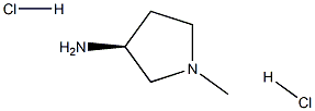 (3S)-1-甲基-3-吡咯胺盐酸盐,874348-06-8,结构式