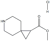 6-Azaspiro[2.5]octane-1-carboxylic acid methyl ester hydrochloride Struktur