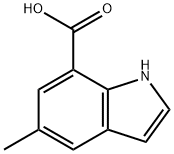 5-methyl-1H-indole-7-carboxylic acid Structure