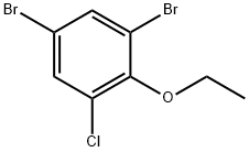 1,5-二溴-3-氯-2-乙氧基苯, 876486-37-2, 结构式