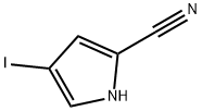 4-Iodo-1H-pyrrole-2-carbonitrile 化学構造式