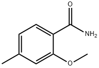 2-methoxy-4-methyl-benzoic acid amide,877759-77-8,结构式