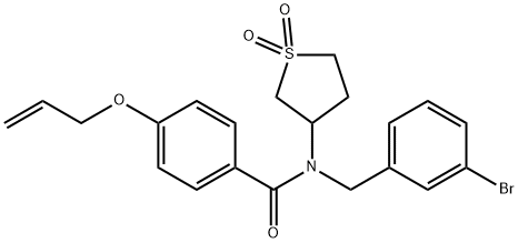 4-(allyloxy)-N-(3-bromobenzyl)-N-(1,1-dioxidotetrahydro-3-thienyl)benzamide|
