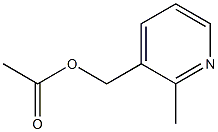 (2-Methylpyridin-3-yl)methyl acetate Struktur