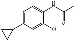 N-(2-chloro-4-cyclopropylphenyl)acetamide Structure