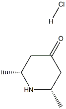 顺式-2,6-二甲基哌啶4-酮盐酸盐, 879007-42-8, 结构式