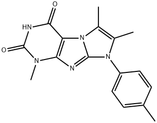 2,3,7-Trimethyl-1-p-tolyl-1H,7H-1,3a,5,7,8-pentaaza-cyclopenta[a]indene-4,6-dione|