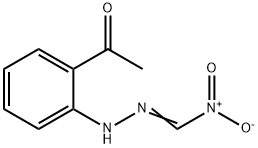 (E)-1-(2-(2-(nitromethylene)hydrazinyl)phenyl)ethanone Structure