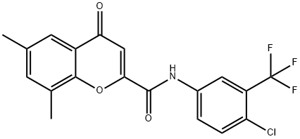 879575-26-5 N-[4-chloro-3-(trifluoromethyl)phenyl]-6,8-dimethyl-4-oxo-4H-chromene-2-carboxamide
