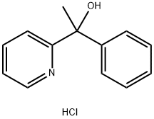 1-Phenyl-1-(2-pyridinyl)ethanol hydrochloride Structure