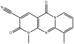 1,10-dimethyl-2,5-dioxo-1,5-dihydro-2H-dipyrido[1,2-a:2,3-d]pyrimidine-3-carbonitrile,879947-81-6,结构式