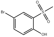 4-bromo-2-(methylsulfonyl)phenol Struktur