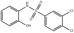 3,4-dichloro-N-(2-hydroxyphenyl)benzenesulfonamide Structure
