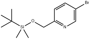 5-bromo-2-(((tert-butyldimethylsilyl)oxy)methyl)pyridine Structure