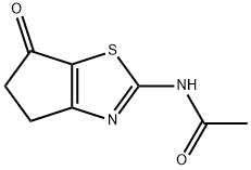 N-(6-oxo-5,6-dihydro-4H-cyclopenta[d]thiazol-2-yl)acetamide Struktur