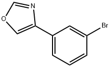 4-(3-溴苯基)恶唑, 883527-60-4, 结构式