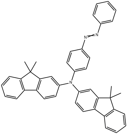 4-[Bis(9,9-dimethylfluoren-2-yl)amino]azobenzene|4-[双(9,9-二甲基芴-2-基)氨基]偶氮苯