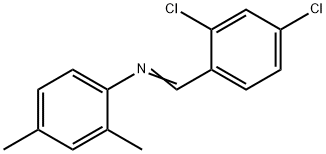 N-(2,4-DICHLOROBENZYLIDENE)-2,4-XYLIDINE Structure