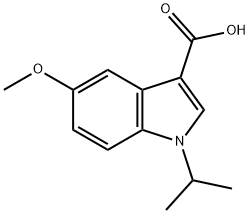 1-Isopropyl-5-methoxy-1H-indole-3-carboxylic acid,885525-18-8,结构式