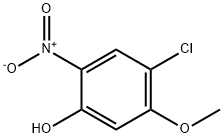 4-Chloro-5-methoxy-2-nitro-phenol,88581-05-9,结构式