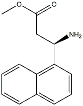 METHYL (3R)-3-AMINO-3-(NAPHTHALEN-1-YL)PROPANOATE Structure