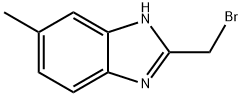 2-(溴甲基)-6-甲基-1H-苯并[D]咪唑, 886365-17-9, 结构式