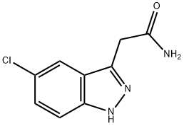 2-(5-Chloro-1H-indazol-3-yl)-acetamide Structure