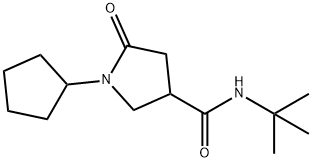 887676-64-4 N-tert-butyl-1-cyclopentyl-5-oxopyrrolidine-3-carboxamide