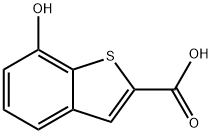 7-hydroxybenzo[b]thiophene-2-carboxylic acid,88791-09-7,结构式