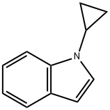 1H-Indole, 1-cyclopropyl- Structure