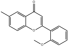 2-(2-METHOXYPHENYL)-6-METHYL-4H-1-BENZOPYRAN-4-ONE Structure