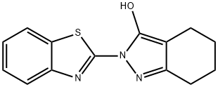 2-(2-Benzothiazolyl)-4,5,6,7-tetrahydro-2H-indazol-3-ol, 892686-59-8, 结构式