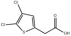 4,5-Dichloro-2-thiopheneacetic acid Structure